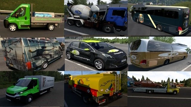 250 AI Traffic Vehicle Paint-Job Pack ( by Joker)