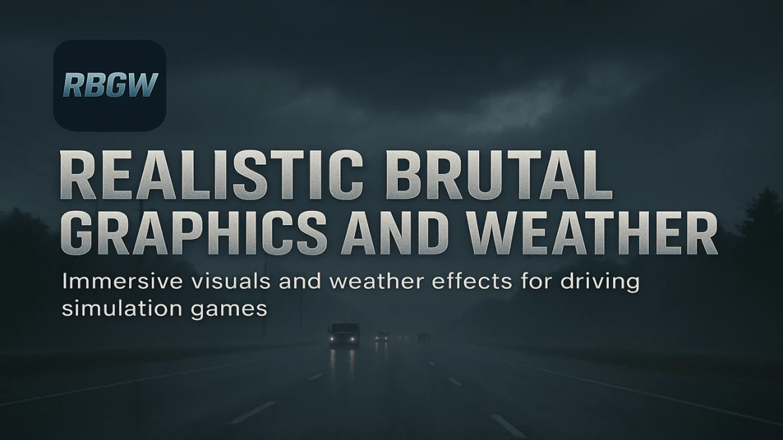 ATS Realistic Brutal Graphics And Weather