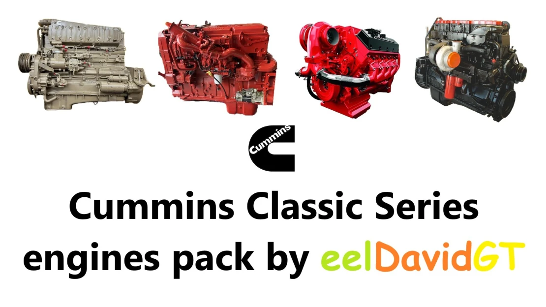 Cummins Classic Series engines pack by eelDavidGT