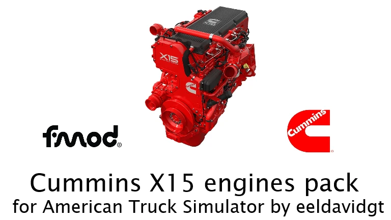 Cummins X15 engines pack