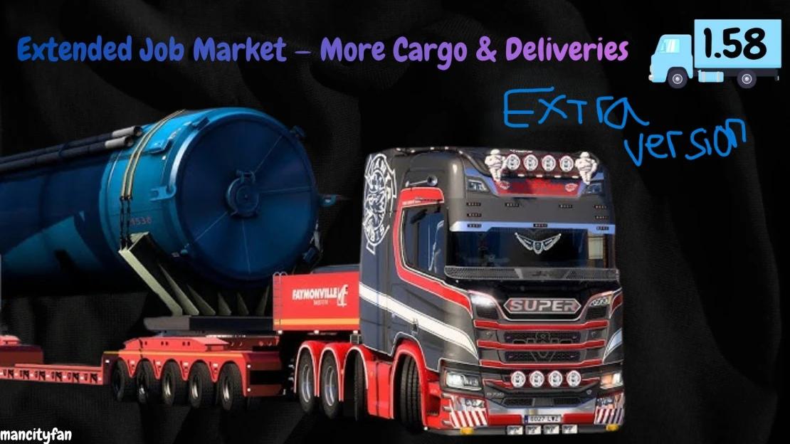 Extended Job Market - More Cargo & Deliveries-Extra Version