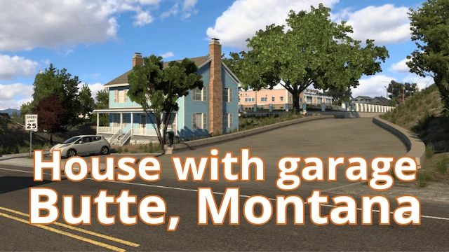 House with garage in Butte (Montana)