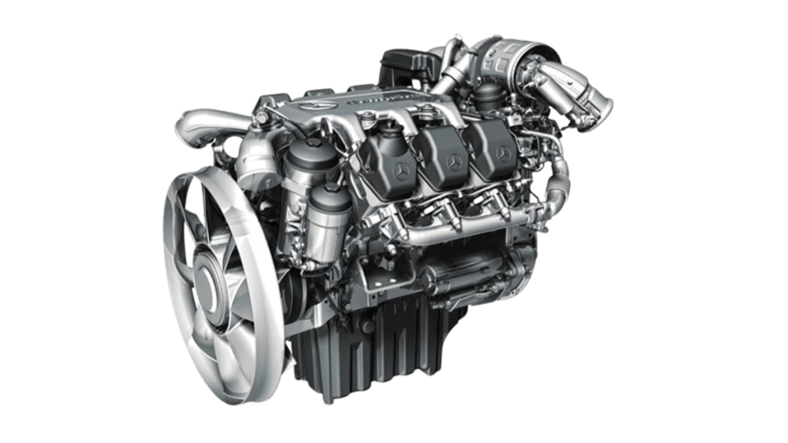 Mercedes Benz Actros V6 Open pipe sound
