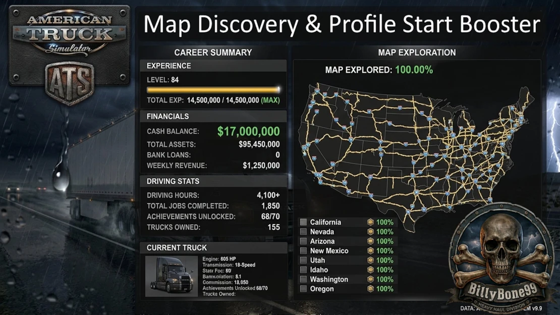 Map Discovery and Profile Start Booster