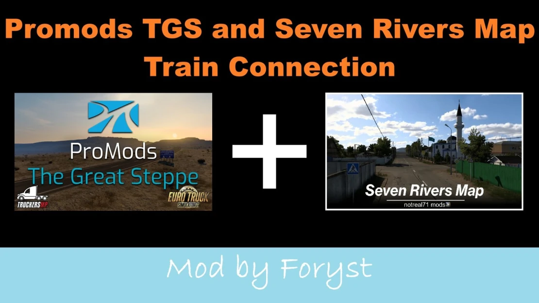 Promods Great Steppe to Seven Rivers Map Train Connection