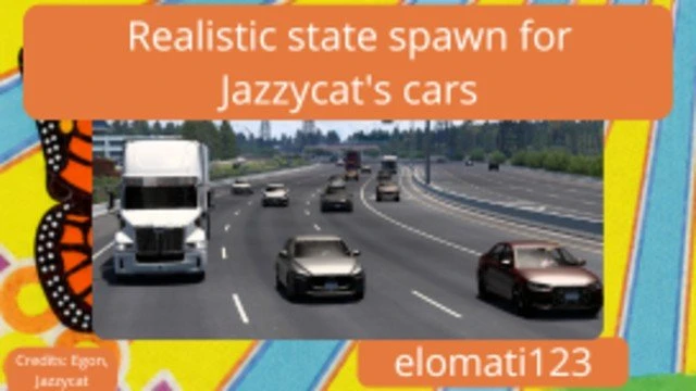 Realistic state spawn for Jazzycat's cars