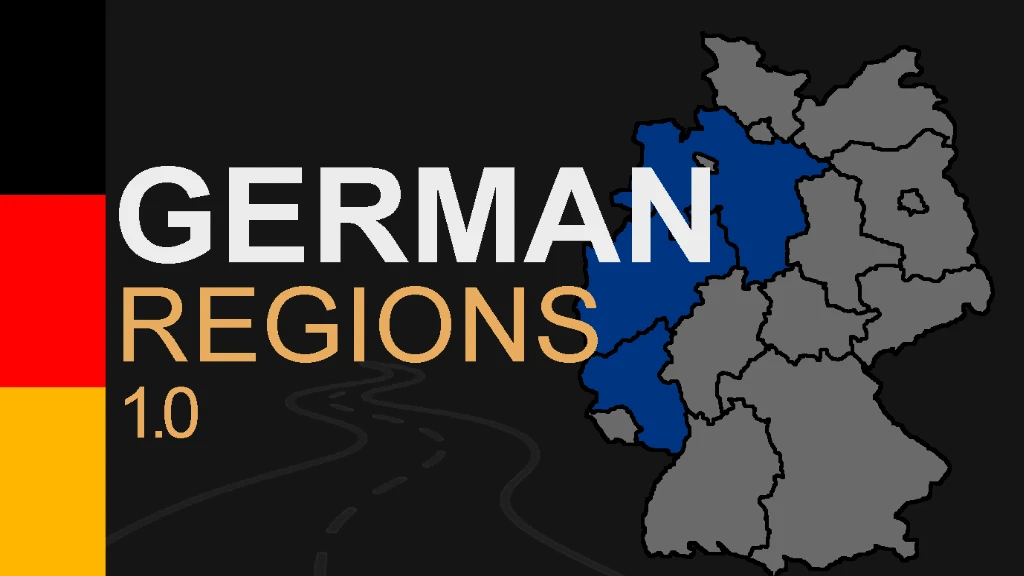 German Regions Map 1:19 (former Rhineland Map)