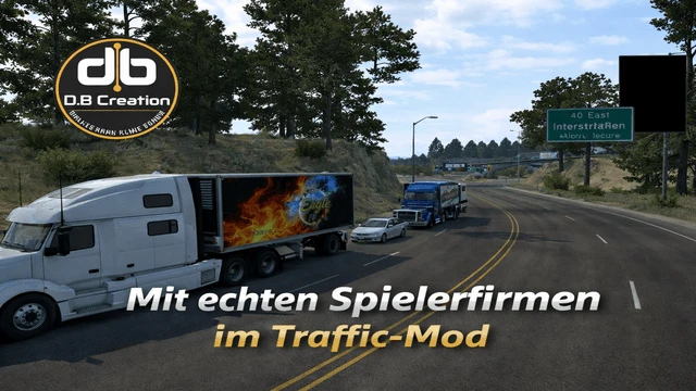 Traffic Trailer Skins mit realen Spieler Firmen