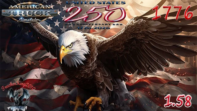 USA 250 Years of Freedom Trailer Skin Pack