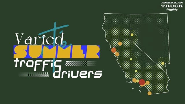 Varied SUMMER traffic & drivers