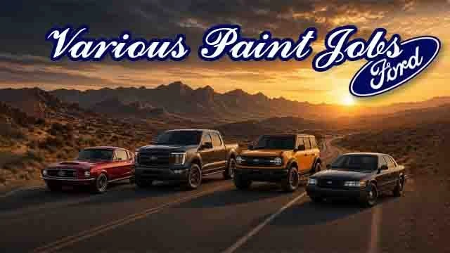Various Paint Jobs for the Ford Car Pack