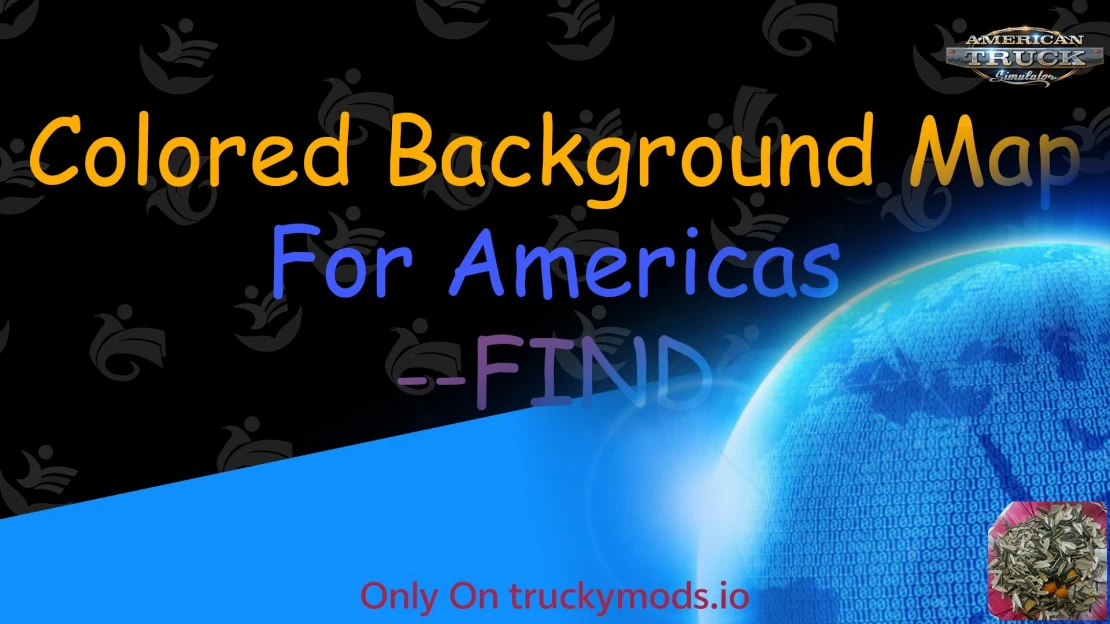 For Map Exploration/Customization -- Colored Background Map ATS