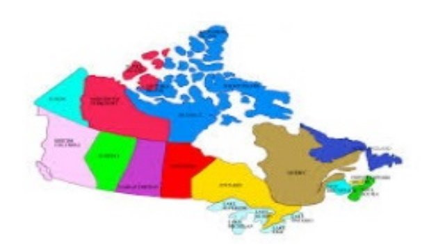 Canada and USA Triangle