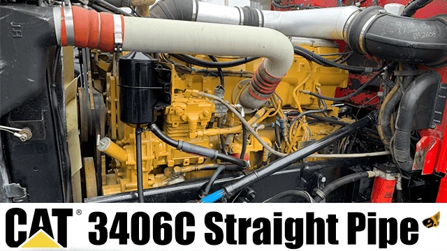 CAT 3406C Straight pipe sound