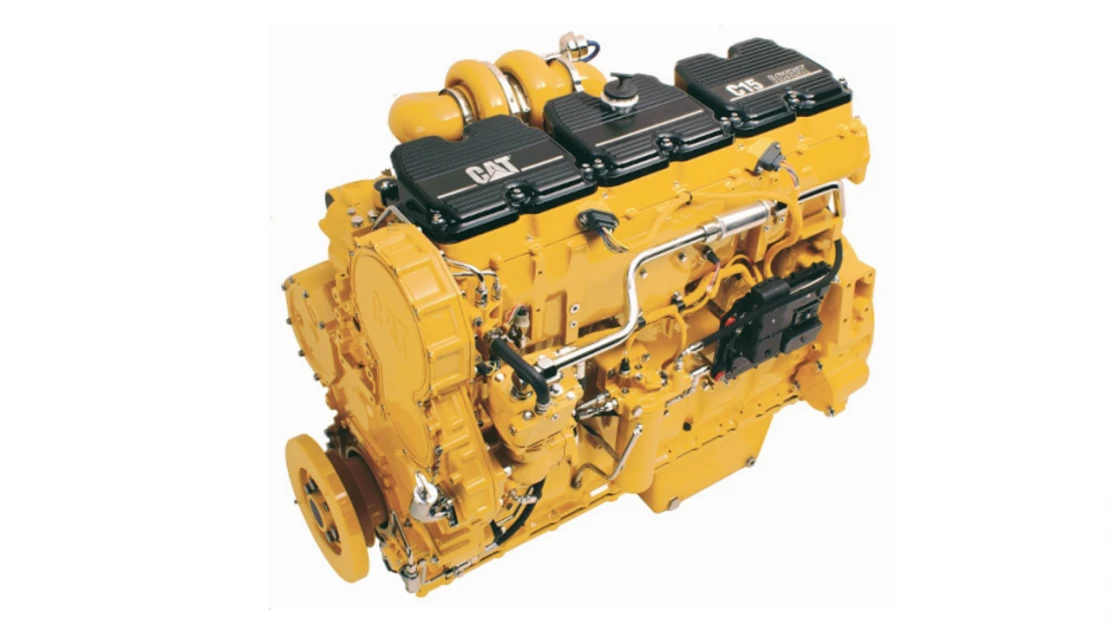 CAT C15 ACERT Straight pipe sound