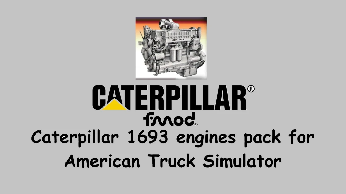 Caterpillar 1693 engines pack for ATS