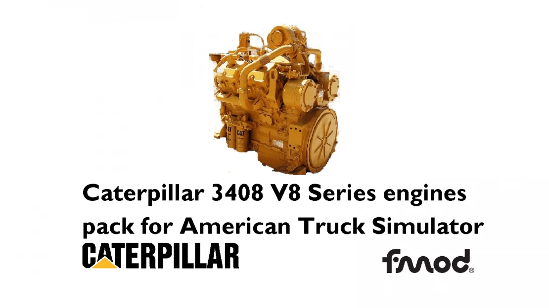 Caterpillar 3408 V8 Series engines pack for ATS