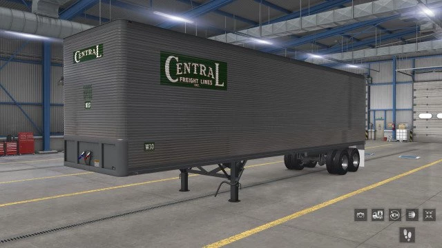Central Freight Lines #W30 Fruehauf Trailer