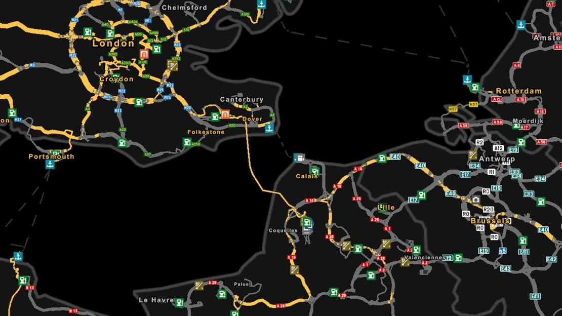 Channel Tunnel Unhidden - Promods Addon