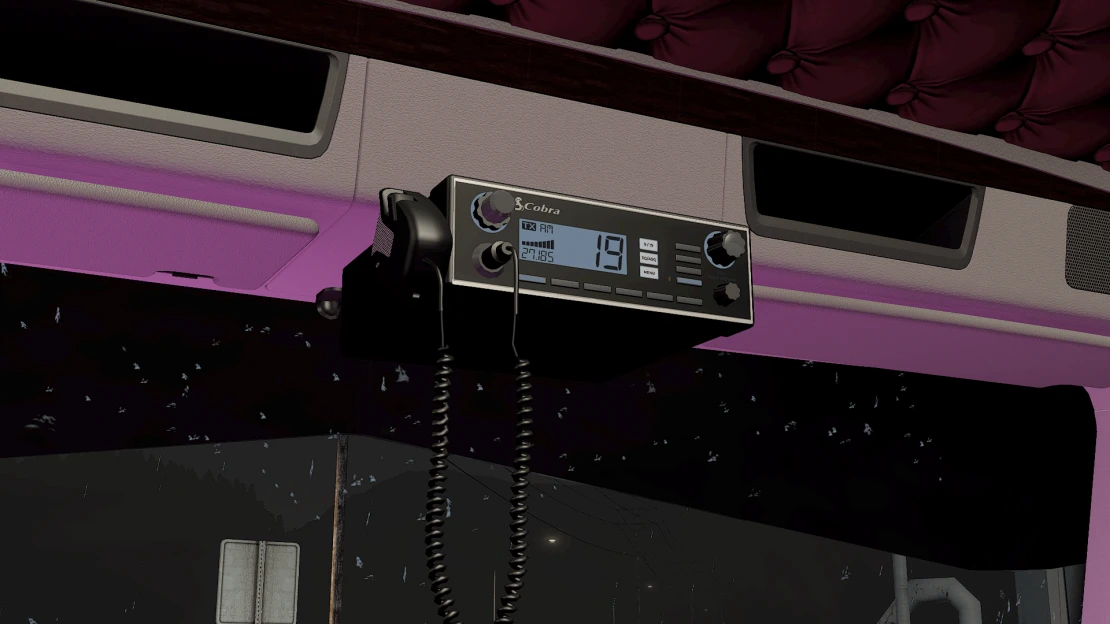Cobra mini CB radio texture for SISL's Cab Accessories