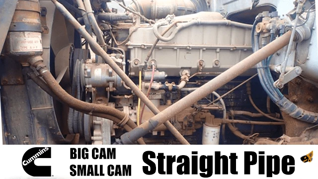 Cummins Big Cam NTC Straight pipe sound