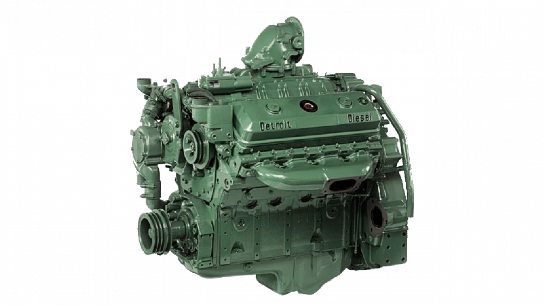 Detroit Diesel 8v71 Straight pipe sound