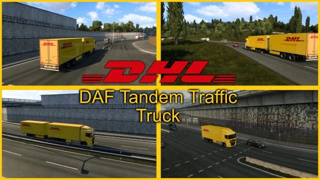 DHL DAF Tandem Traffic