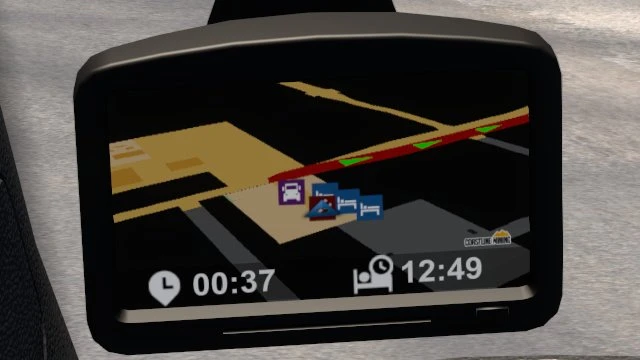 ETA and rest on Cabin Accessory GPS - SCS Trucks