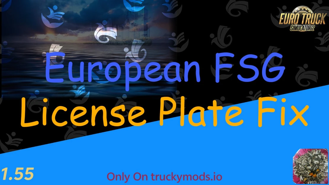 European FSG License Plate Fix