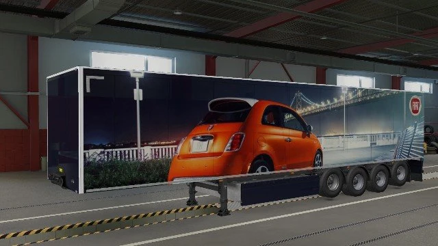 Fiat Trailer - SCS trailers + Krone + AI