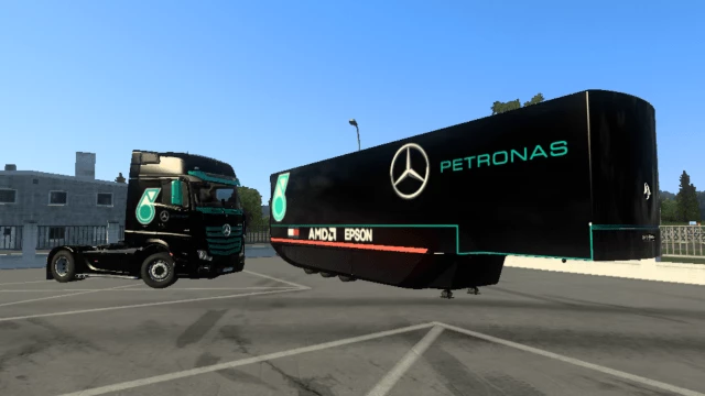 F1 Mercedes-Benz Petronas skin