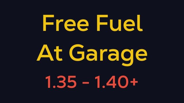 Free fuel at garage