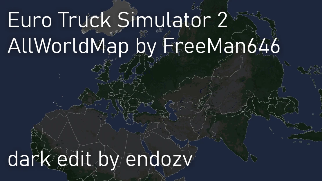 FreeMan646's AllWorldMap 2.8 Dark Mode
