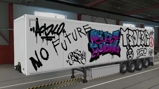 Graffiti Trailer - SCS trailers + Krone + AI