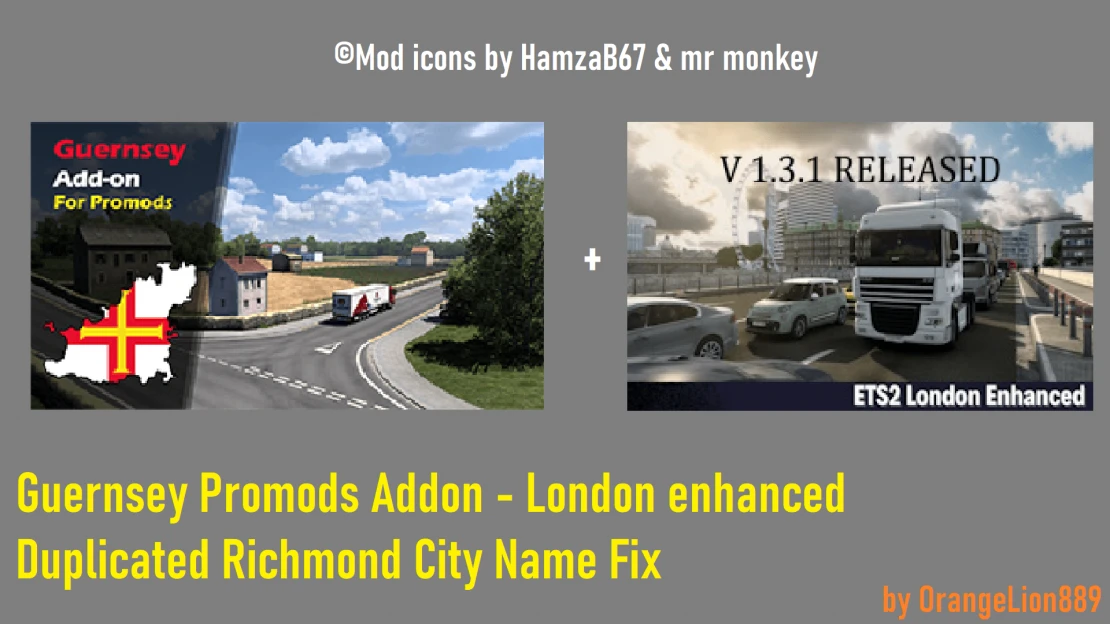 [1.49 & OBSOLETE for 1.50+] Guernsey Promods Addon - London enhanced Duplicated Richmond City Name Fix