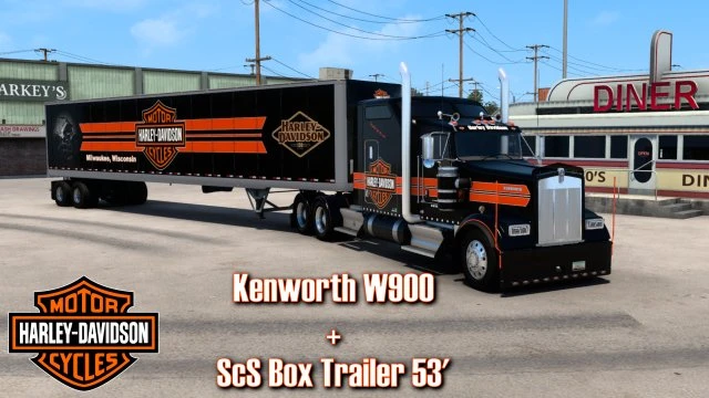 Harley Davidson W900 + Box Trailer