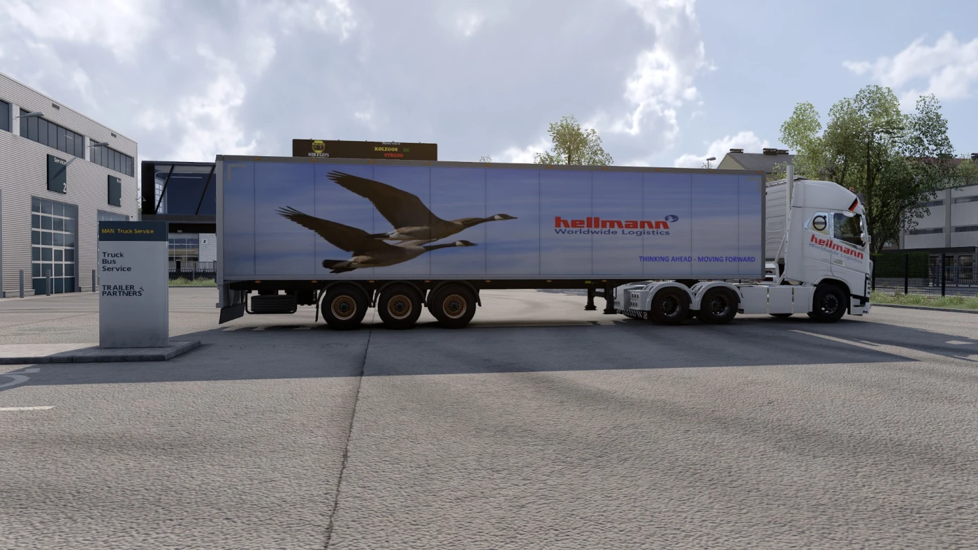 Hellmann worldwide Logistics Combo for Euro Truck Simulator 2 - TruckyMods