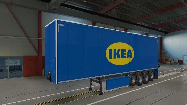 Ikea Trailer - SCS trailers + Krone + AI