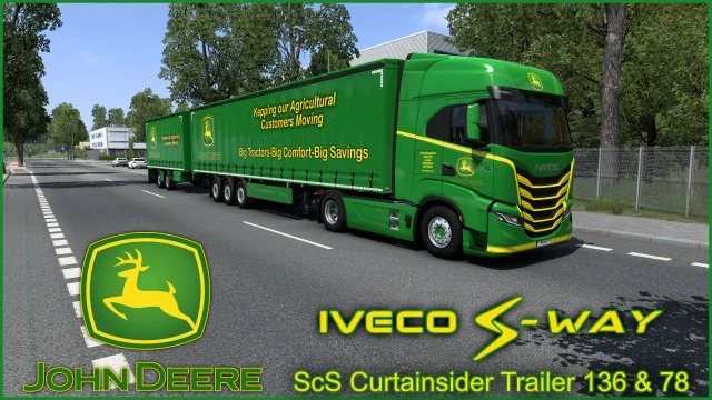 John Deere S-Way & Trailer