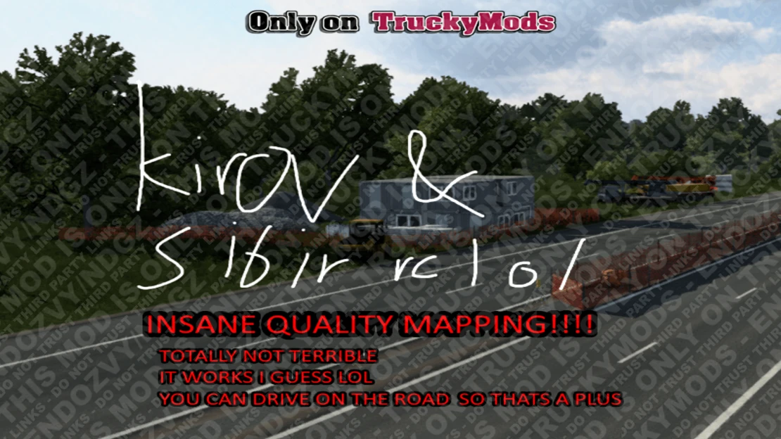 (outdated) Kirov Map-SibirMap Road Connection (Yaransk to Kazan)
