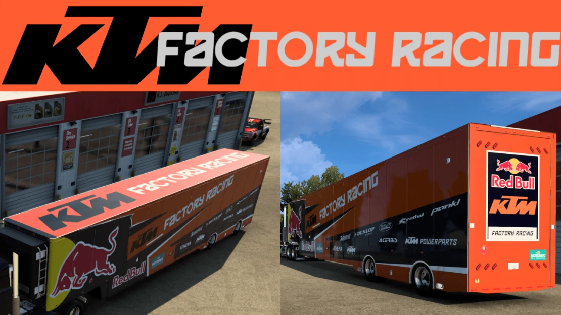 KTM MotoGP trailer