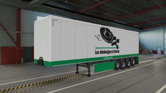 Les Déménageurs Bretons Trailer - SCS trailers + Krone + AI