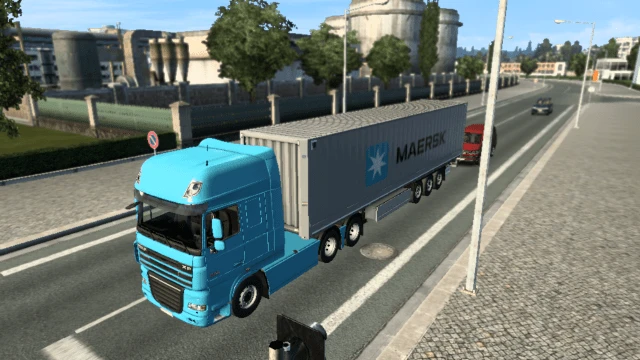 Maersk Truck and Trailer Skin