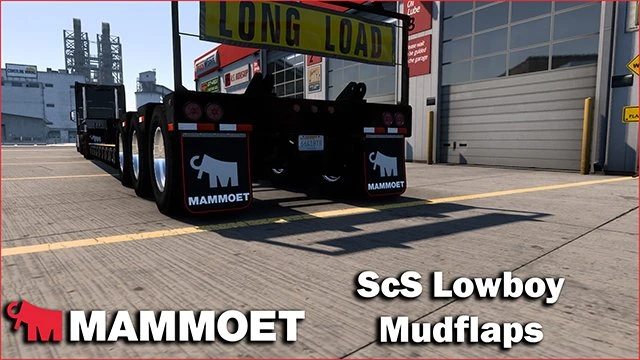 Mammoet Mudflaps for the ScS LowBoy Trailer