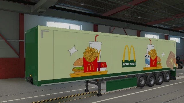 McDonald's Trailer - SCS trailers + Krone + AI