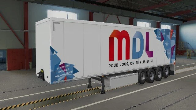 Méditerranée Distribution Logistique Trailer - SCS trailers + Krone + AI