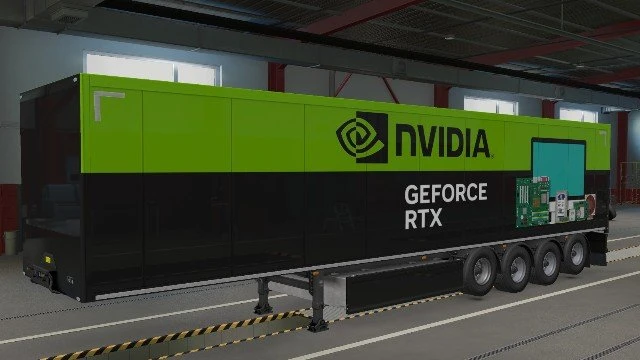 Nvidia Trailer - SCS trailers + Krone + AI