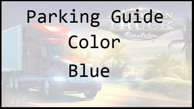 Parking Guide Color Blue