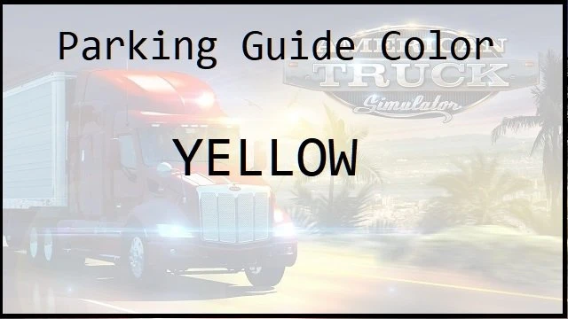 Parking Guide Color Yellow