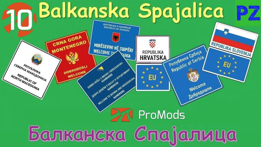 ProMods & West Balkans DLC Merge {Balkansksa Spajalica}